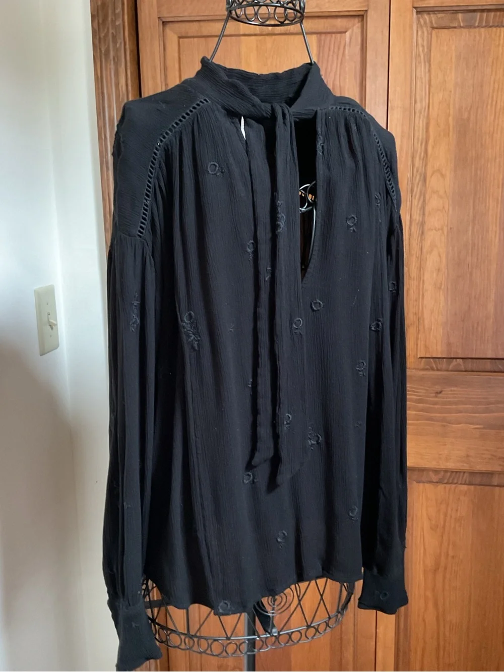 Free people wishful moments embroidered Blouse, small